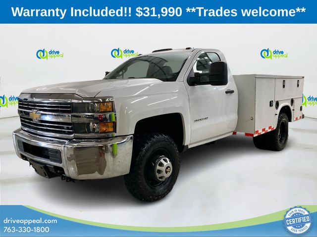 Summit White 2015 Chevrolet Silverado 3500HD Pickup Truck Four-Wheel Drive 6-Speed Automatic Overdrive