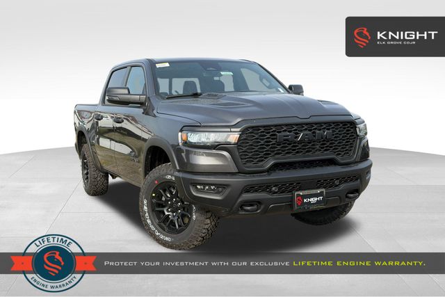 Gray (Granite Crystal Metallic Clearcoat) 2026 RAM 1500 Pickup Truck Four-Wheel Drive 8-Speed Automatic