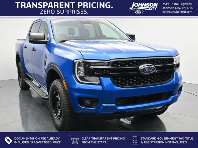 Velocity Blue Metallic 2026 Ford Ranger Pickup Truck Four-Wheel Drive Automatic