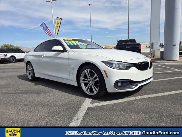 Alpine White 2018 BMW 4 Series Coupe All-Wheel Drive 8-Speed Automatic