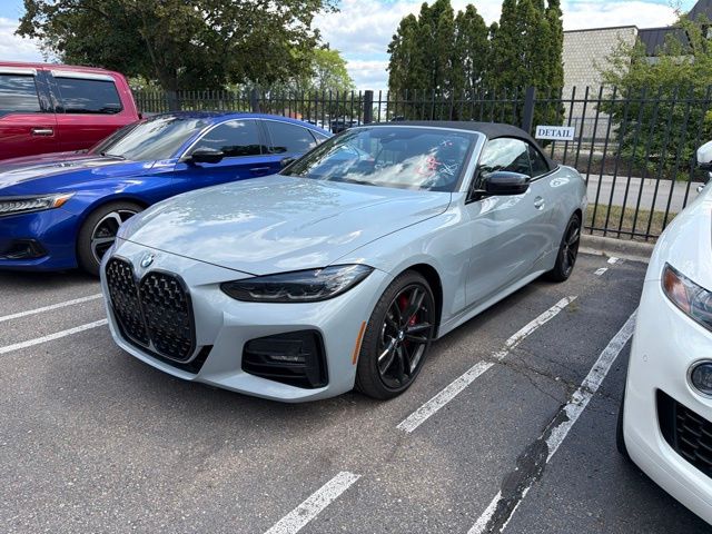 Brooklyn Gray Metallic 2022 BMW 4 Series Convertible All-Wheel Drive 8-Speed Automatic