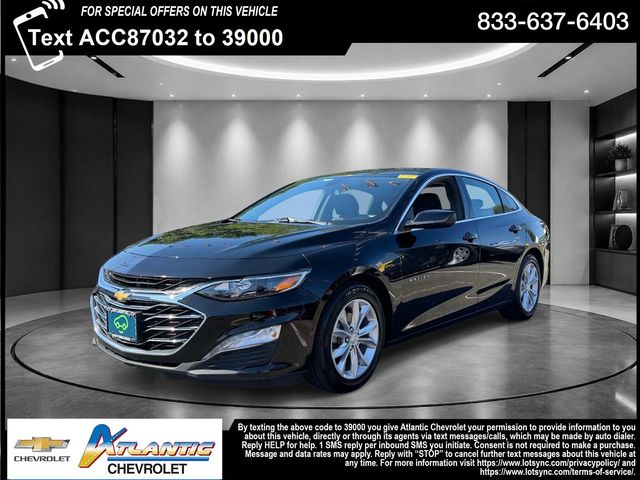 Black Metallic 2019 Chevrolet Malibu Sedan Front-Wheel Drive Continuously Variable Transmission
