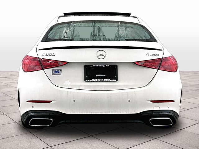 2022 Mercedes-Benz C-Class C 300 White at Bob Ruth Ford
