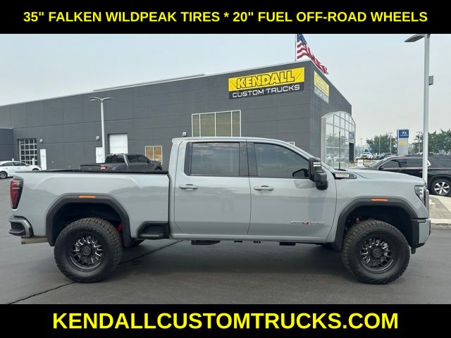 Gray 2024 GMC Sierra 2500HD Pickup Truck Four-Wheel Drive Automatic