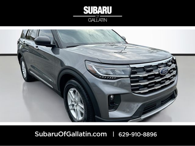 Gray Metallic 2025 Ford Explorer Active RWD SUV / Crossover Rear-Wheel Drive Automatic