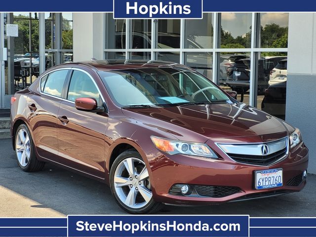 Red (Maroon) 2013 Acura ILX 2.0L FWD with Technology Package Sedan Front-Wheel Drive 5-Speed Automatic