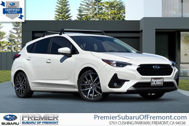 Crystal White Pearl 2024 Subaru Impreza Wagon All-Wheel Drive Continuously Variable Transmission
