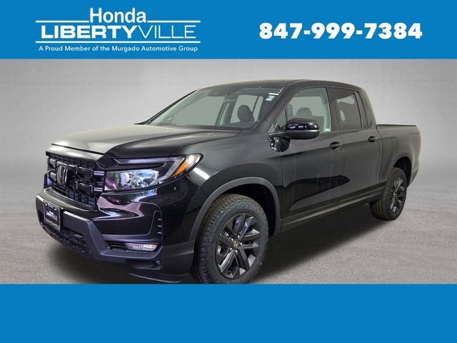 Crystal Black Pearl 2026 Honda Ridgeline Pickup Truck All-Wheel Drive 9-Speed Automatic