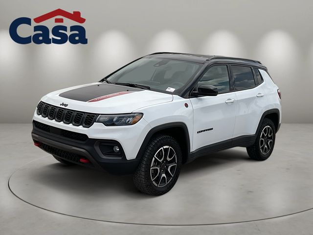 Bright White Clearcoat 2025 Jeep Compass SUV / Crossover Four-Wheel Drive 8-Speed Automatic