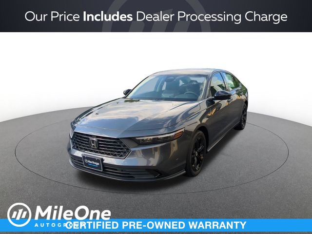 Meteorite Gray Metallic 2025 Honda Accord Sedan Front-Wheel Drive Continuously Variable Transmission