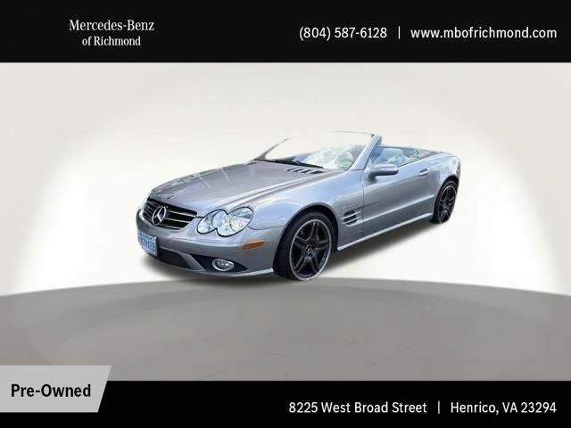 Pewter Metallic 2008 Mercedes-Benz SL-Class Convertible Rear-Wheel Drive 5-Speed Automatic