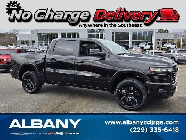 Diamond Black 2026 RAM 1500 Pickup Truck Four-Wheel Drive 8-Speed Automatic