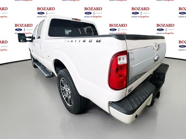 2015 White Platinum Metallic Tri-Coat Ford Super Duty F-250 SRW Platinum 4X4 Truck