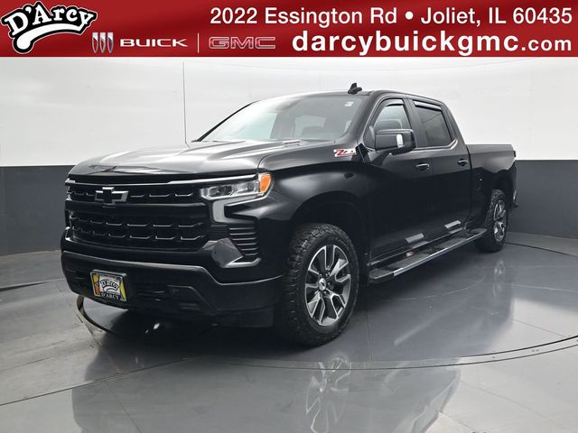 Black 2023 Chevrolet Silverado 1500 Pickup Truck Four-Wheel Drive Automatic