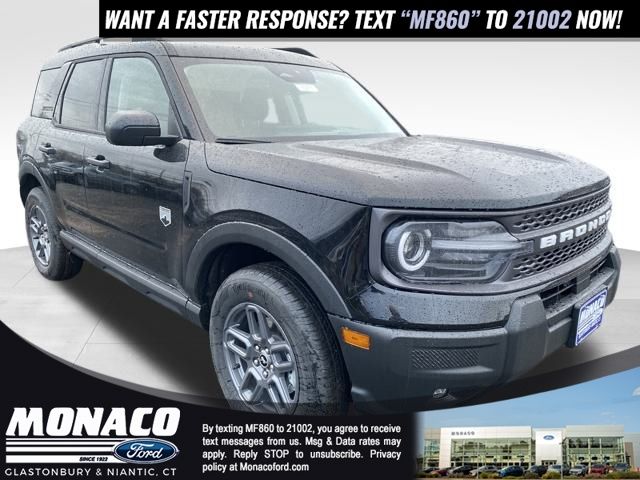 Shadow Black 2025 Ford Bronco Sport SUV / Crossover All-Wheel Drive 8-Speed Automatic