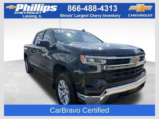 Dark Ash Metallic 2023 Chevrolet Silverado 1500 Pickup Truck Four-Wheel Drive 8-Speed Automatic