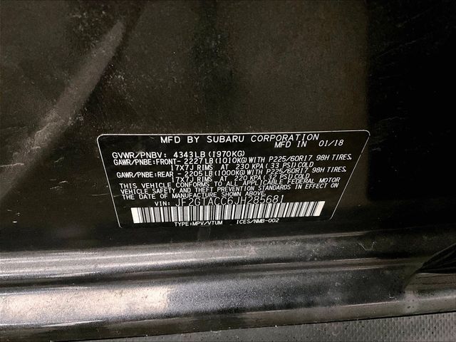 2018 Subaru Crosstrek 2.0i Premium Gray at Rafferty Subaru