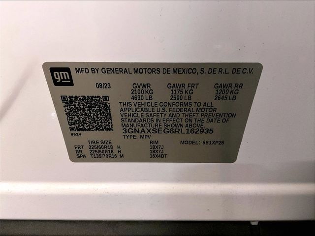 2024 Chevrolet Equinox LS White at South Hills Kia