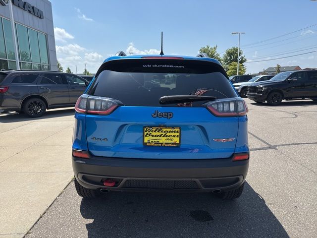 2019 Jeep Cherokee Trailhawk - Hydro Blue Pearlcoat exterior view 8