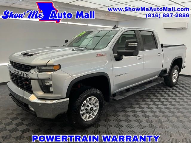 Silver Ice Metallic 2022 Chevrolet Silverado 2500HD Pickup Truck Four-Wheel Drive Automatic