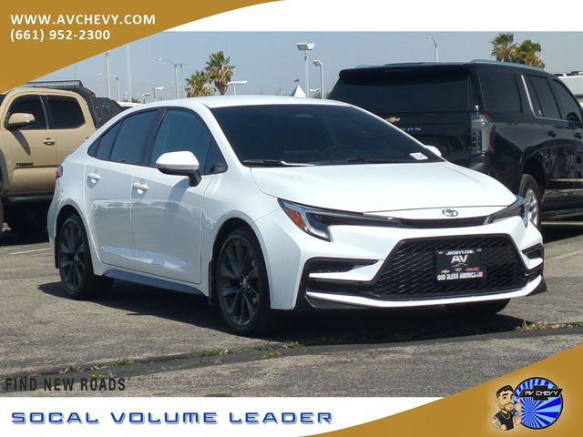 Ice Cap 2025 Toyota Corolla SE FWD Sedan Front-Wheel Drive Continuously Variable Transmission