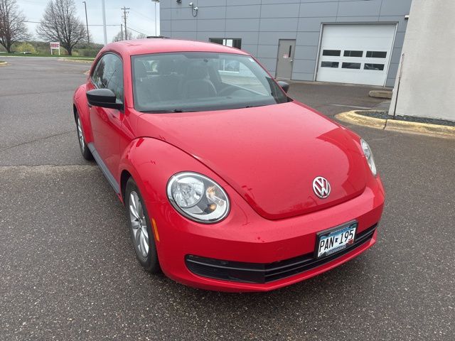 Red 2015 Volkswagen Beetle Hatchback Front-Wheel Drive 6-Speed Automatic