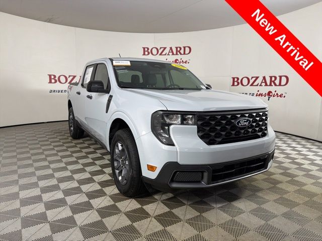 White Metallic 2025 Ford Maverick XLT SuperCrew FWD Pickup Truck Front-Wheel Drive Continuously Variable Transmission