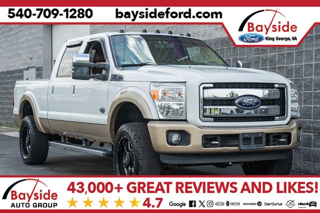 Oxford White 2012 Ford F-350 Super Duty Pickup Truck Four-Wheel Drive 6-Speed Automatic Overdrive