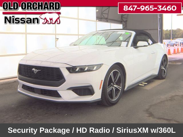 Oxford White 2024 Ford Mustang EcoBoost Premium Convertible RWD Convertible Rear-Wheel Drive Automatic