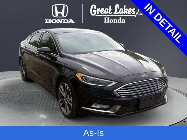 Shadow Black 2017 Ford Fusion Sedan Front-Wheel Drive 6-Speed Automatic