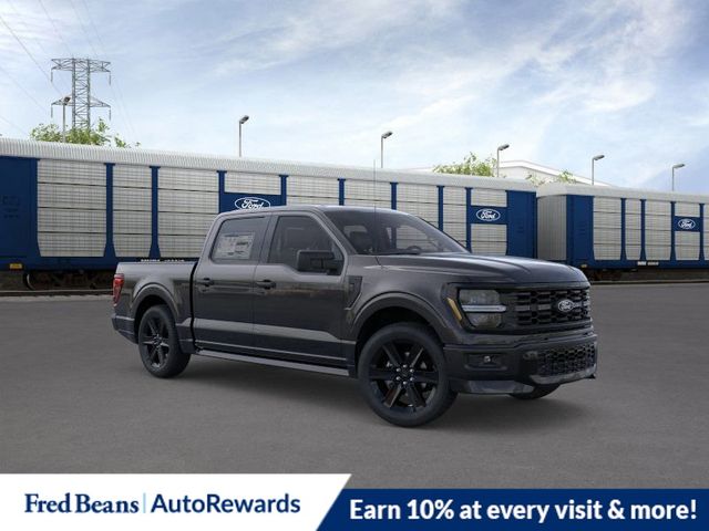 Agate Black Metallic 2026 Ford F-150 STX 4dr SuperCrew 4WD Pickup Truck Four-Wheel Drive Automatic