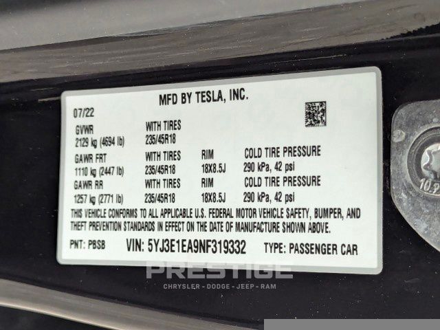 2022 Tesla Model 3 Base 26