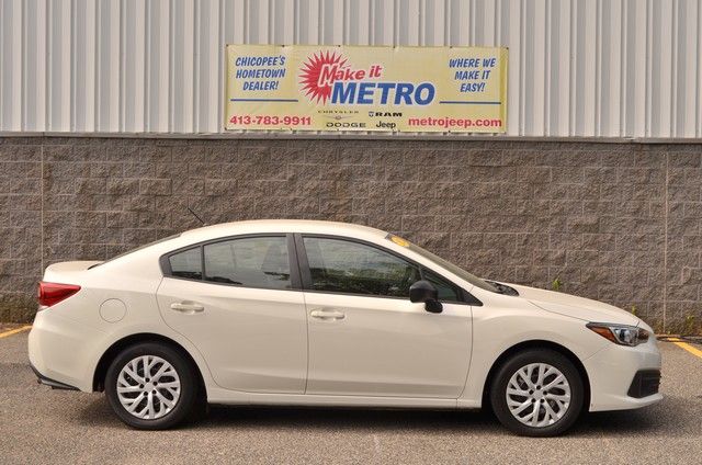 Crystal White Pearl 2023 Subaru Impreza Sedan AWD Sedan All-Wheel Drive Continuously Variable Transmission