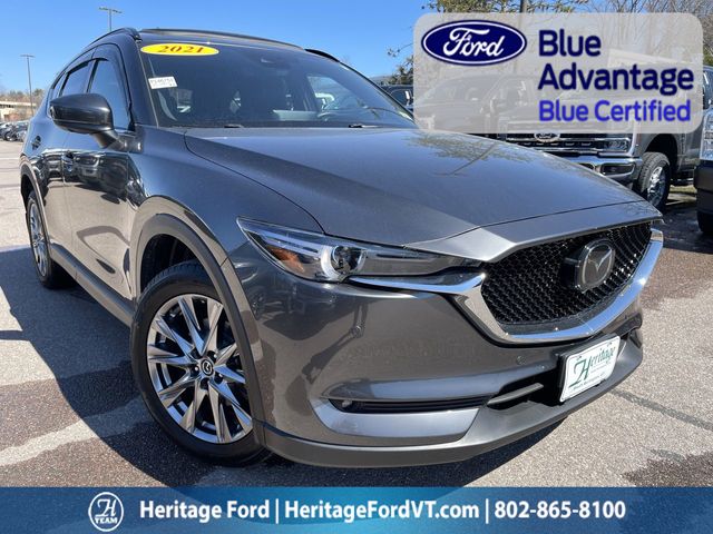 Machine Gray Metallic 2021 Mazda CX-5 Signature AWD SUV / Crossover All-Wheel Drive 6-Speed Automatic