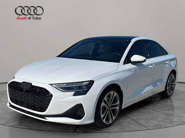 Arkona White 2026 Audi A3 Sedan All-Wheel Drive 7-Speed Automatic