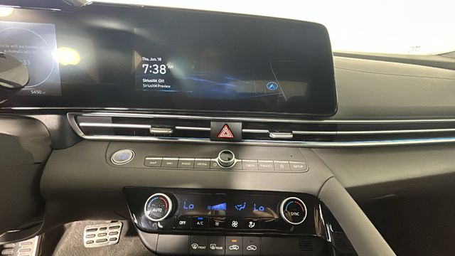 2025 Serenity White Hyundai Elantra Hybrid SEL Sport FWD Sedan