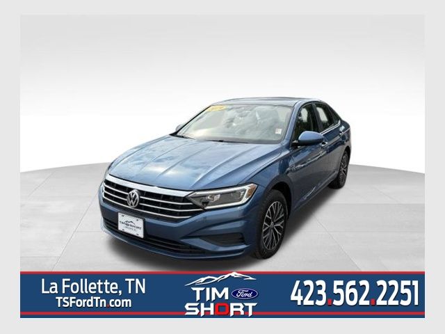 Blue Silk Metallic 2019 Volkswagen Jetta Sedan Front-Wheel Drive 8-Speed Automatic