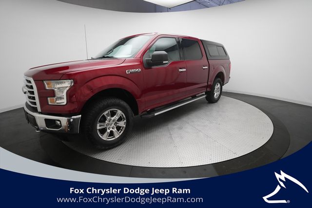 Ruby Red Metallic Tinted Clearcoat 2016 Ford F-150 XLT SuperCrew 4WD Pickup Truck Four-Wheel Drive 6-Speed Automatic
