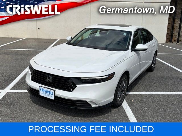 Platinum White Pearl 2024 Honda Accord Sedan Front-Wheel Drive Continuously Variable Transmission