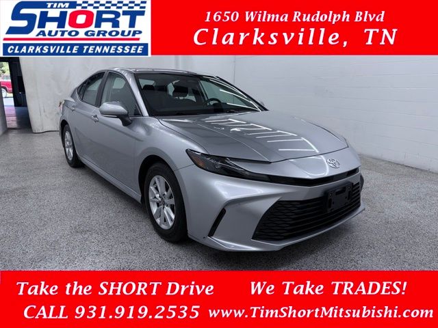 Celestial Silver Metallic 2025 Toyota Camry LE FWD Sedan Front-Wheel Drive Continuously Variable Transmission