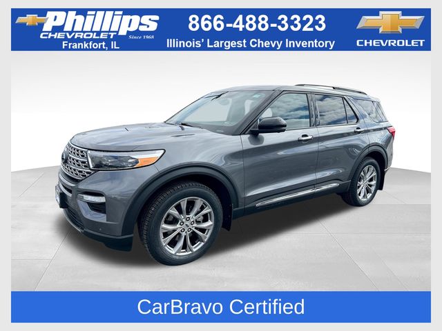 Carbonized Gray Metallic 2022 Ford Explorer Limited AWD SUV / Crossover All-Wheel Drive Automatic