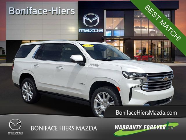 White (Iridescent Pearl Tricoat) 2022 Chevrolet Tahoe High Country RWD SUV / Crossover 4X2