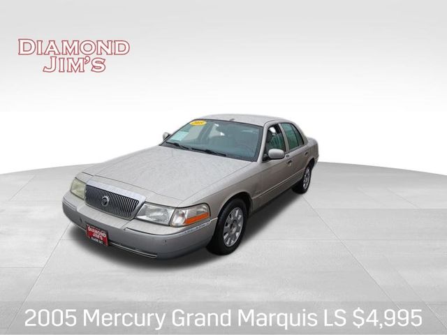 Gray 2005 Mercury Grand Marquis LS Premium Sedan Rear-Wheel Drive 4-Speed Automatic Overdrive