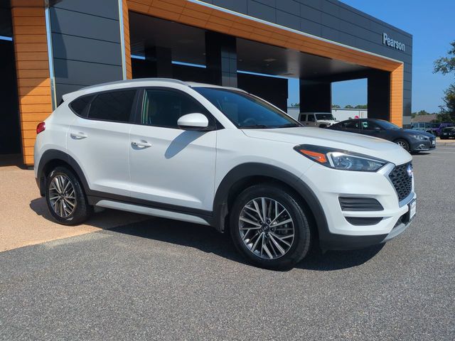 White Pearl 2019 Hyundai Tucson SUV / Crossover Front-Wheel Drive 6-Speed Automatic