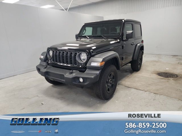 Black Clearcoat 2026 Jeep Wrangler SUV / Crossover Four-Wheel Drive 8-Speed Automatic