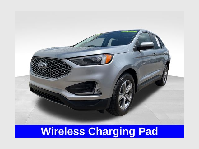 Silver Metallic 2024 Ford Edge SUV / Crossover All-Wheel Drive 8-Speed Automatic