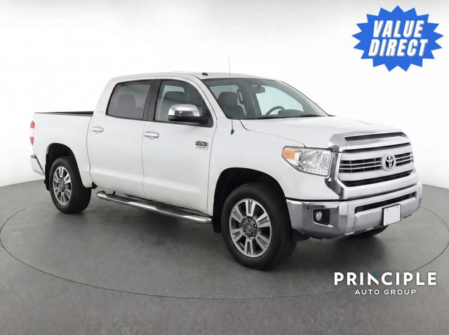 Super White 2014 Toyota Tundra 1794 CrewMax 5.7L Pickup Truck 4X2 6-Speed Automatic Overdrive