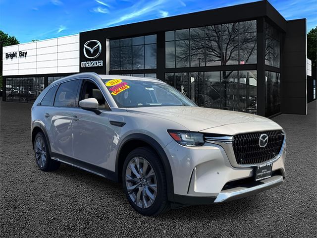 Gray (Platinum) 2024 Mazda CX-90 3.3 Turbo Premium AWD SUV / Crossover All-Wheel Drive 8-Speed Automatic