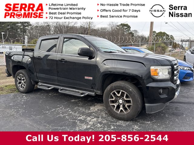 Onyx Black 2016 GMC Canyon SLE Crew Cab 4WD Pickup Truck Four-Wheel Drive 6-Speed Automatic