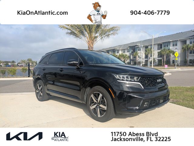 Ebony Black 2022 Kia Sorento EX FWD SUV / Crossover Front-Wheel Drive 8-Speed Dual Clutch